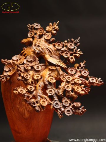 Bình Mai Gỗ Hương