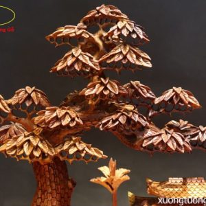 Tiểu Cảnh Cây Đa Giếng Nước Gỗ Hương