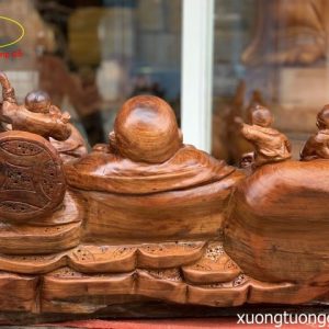 Tượng Phật Di Lặc Ngũ Tiểu Gỗ Cẩm