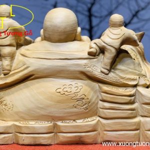 Di Lặc Tam Tiểu Cầm Thỏi Vàng Ngọc Am