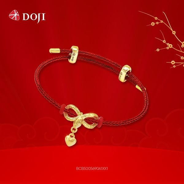 Charm vàng 24K hóa tiết Rắn Vàng mang ý nghĩa may mắn và trường tồn