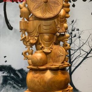 Di Lặc Ngũ Phúc Vác Cành Đào