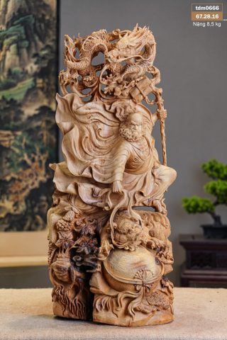 Tượng Đạt Ma Hàng Long Phục Lân Gỗ Hoàng Đàn Tuyết Lạng Sơn Tượng Đạt Ma Hàng Long Phục Lân Gỗ Hoàng Đàn Tuyết Lạng Sơn