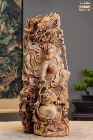Tượng Đạt Ma Hàng Long Phục Lân Gỗ Hoàng Đàn Tuyết Lạng Sơn Tượng Đạt Ma Hàng Long Phục Lân Gỗ Hoàng Đàn Tuyết Lạng Sơn