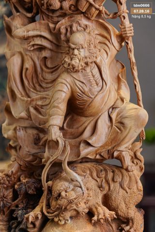 Tượng Đạt Ma Hàng Long Phục Lân Gỗ Hoàng Đàn Tuyết Lạng Sơn Tượng Đạt Ma Hàng Long Phục Lân Gỗ Hoàng Đàn Tuyết Lạng Sơn