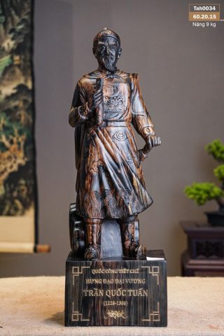 Tượng Hưng Đạo Đại Vương Gỗ Mun Hoa 60 Tượng Hưng Đạo Đại Vương Gỗ Mun Hoa 60