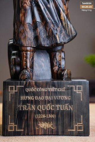 Tượng Hưng Đạo Đại Vương Gỗ Mun Hoa 60 Tượng Hưng Đạo Đại Vương Gỗ Mun Hoa 60