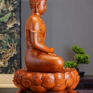 Tượng Phật A Di Đà Gỗ Hương