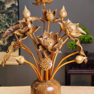 Bình Sen Gỗ Cẩm Vàng Bình Sen Gỗ Cẩm Vàng