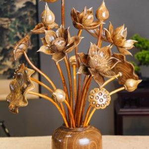 Bình Sen Gỗ Cẩm Vàng Bình Sen Gỗ Cẩm Vàng
