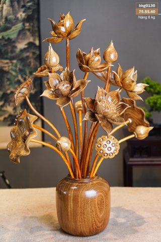 Bình Sen Gỗ Cẩm Vàng Bình Sen Gỗ Cẩm Vàng