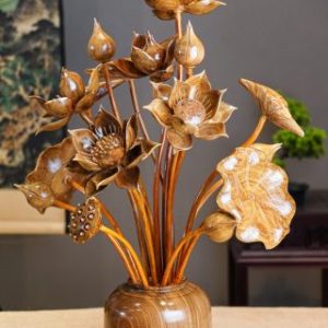 Bình Sen Gỗ Cẩm Vàng Bình Sen Gỗ Cẩm Vàng