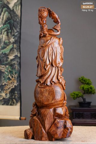 Tượng Di Lặc Ngũ Phúc Phục Lân - Gỗ Sưa Tượng Di Lặc Ngũ Phúc Phục Lân - Gỗ Sưa