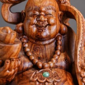 Tượng Di Lặc Ngũ Phúc Phục Lân - Gỗ Sưa Tượng Di Lặc Ngũ Phúc Phục Lân - Gỗ Sưa