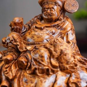 Tượng Thần Tài Ngồi Bao Tiền Nu Ngọc Am