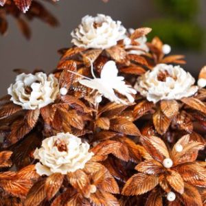 Chậu Hoa Hồng Cổ Sapa Chất Liệu Gỗ Sưa Chậu Hoa Hồng Cổ Sapa Chất Liệu Gỗ Sưa
