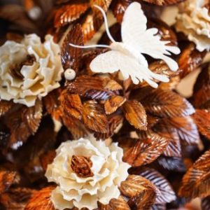 Chậu Hoa Hồng Cổ Sapa Chất Liệu Gỗ Sưa Chậu Hoa Hồng Cổ Sapa Chất Liệu Gỗ Sưa