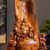 Di Lạc Nhị Tiểu Ngồi Bao Tiền Gỗ Nu Hương