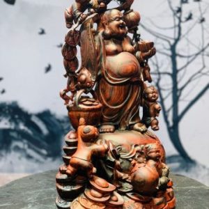 Tượng Di Lặc Gánh Gầy Ngũ Phúc