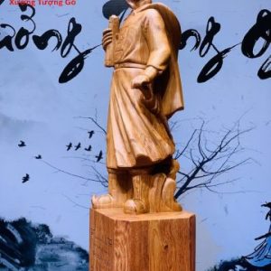 Tượng Trần Quốc Tuấn Gỗ Hương