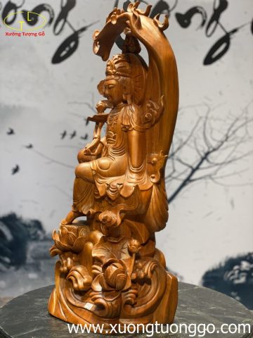 Tượng Phật Quan Âm Ngồi Gỗ Hương Tượng Phật Quan Âm Ngồi Gỗ Hương