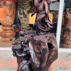 Tượng Khổng Minh Gỗ Trắc