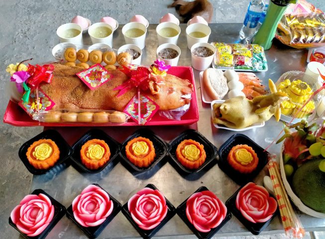 Hình ảnh Mâm Cúng Động Thổ Chuẩn Bị Xây Nhà