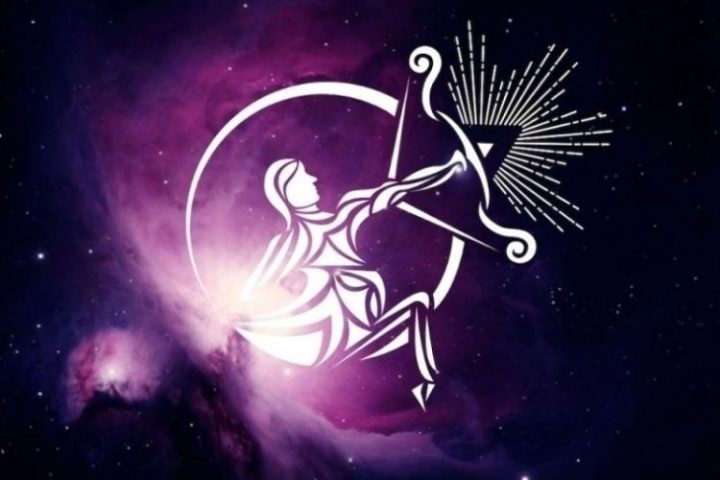Hình ảnh minh họa biểu tượng cung Nhân Mã với mũi tên và cung thủ