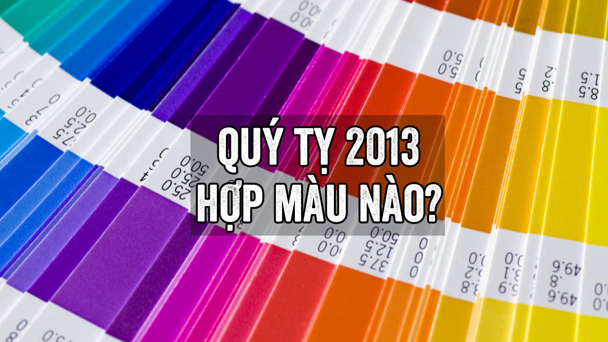 Hình ảnh minh họa các màu sắc hợp và kỵ theo phong thủy