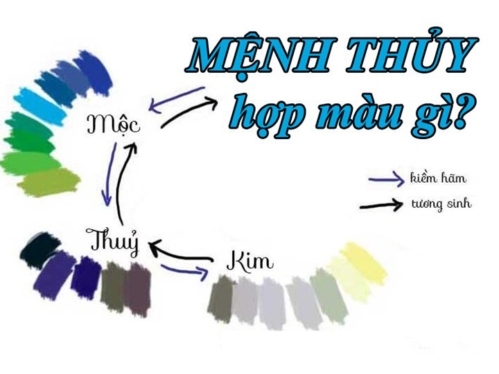 Hình ảnh minh họa các vật phẩm phong thủy hợp với mệnh Thủy