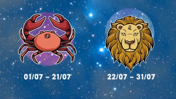 Hình ảnh minh họa cho hai cung hoàng đạo tháng 7: Cự Giải và Sư Tử