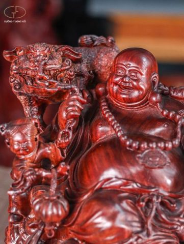 Di lạc tam tiểu gỗ tử đàn