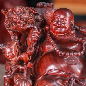 Di lạc tam tiểu gỗ tử đàn