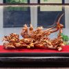 Chim trĩ hoa phù dung gỗ sưa