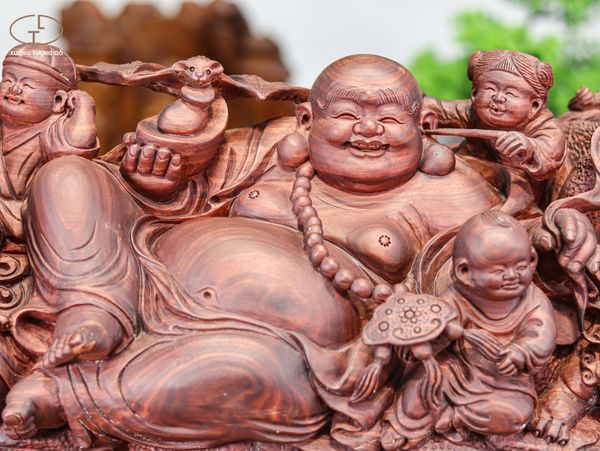 Di lạc ngồi gỗ tử đàn
