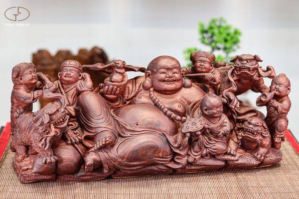 Di lạc ngồi gỗ tử đàn