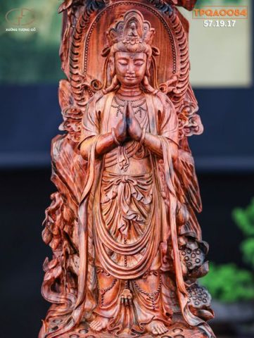 Phật bà gỗ trắc