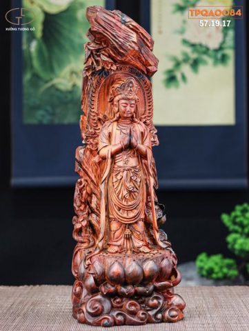 Phật bà gỗ trắc