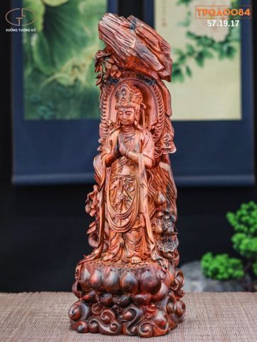 Phật bà gỗ trắc