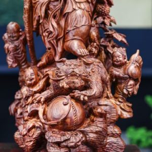 Di lặc đứng gỗ sưa