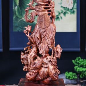 Di lặc đứng gỗ sưa