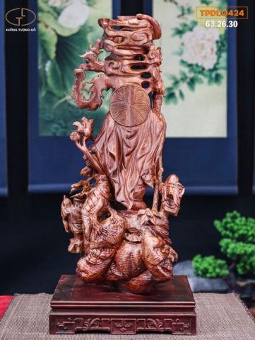 Di lặc đứng gỗ sưa