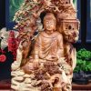 Phật Ngồi Thiền Gỗ Hương