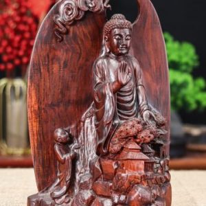 Nhất Tâm Bái Phật Gỗ Trắc