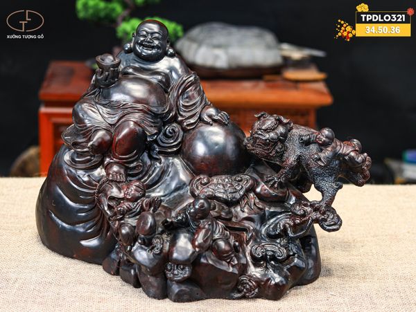 Di lạc ngồi gỗ trắc