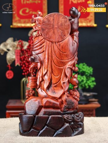 Di lặc đứng gỗ trắc