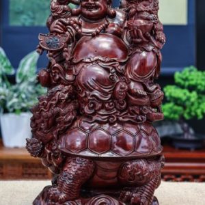 Di lặc cưỡi long quy tử đàn