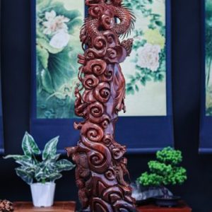 Đạt ma gỗ trắc rồng