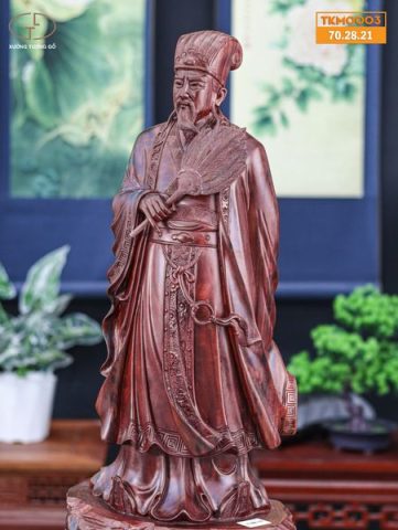Khổng minh gỗ tử đàn đỏ