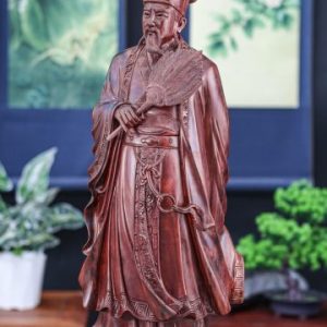 Khổng minh gỗ tử đàn đỏ